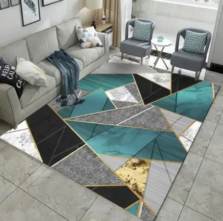 

Modern Nordic Geometric Carpet For Living Room Bedroom Anti-slip Large Rug Floor Mat Yoga Tapete Sala Area Rugs Decoration Home