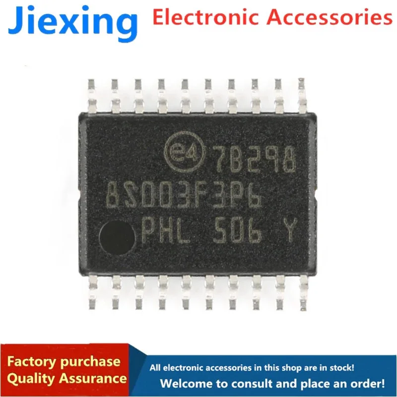 original authentic STM8S003F3P6TR TSSOP-20 16MHz/8KB flash memory/8-bit microcontroller MCU