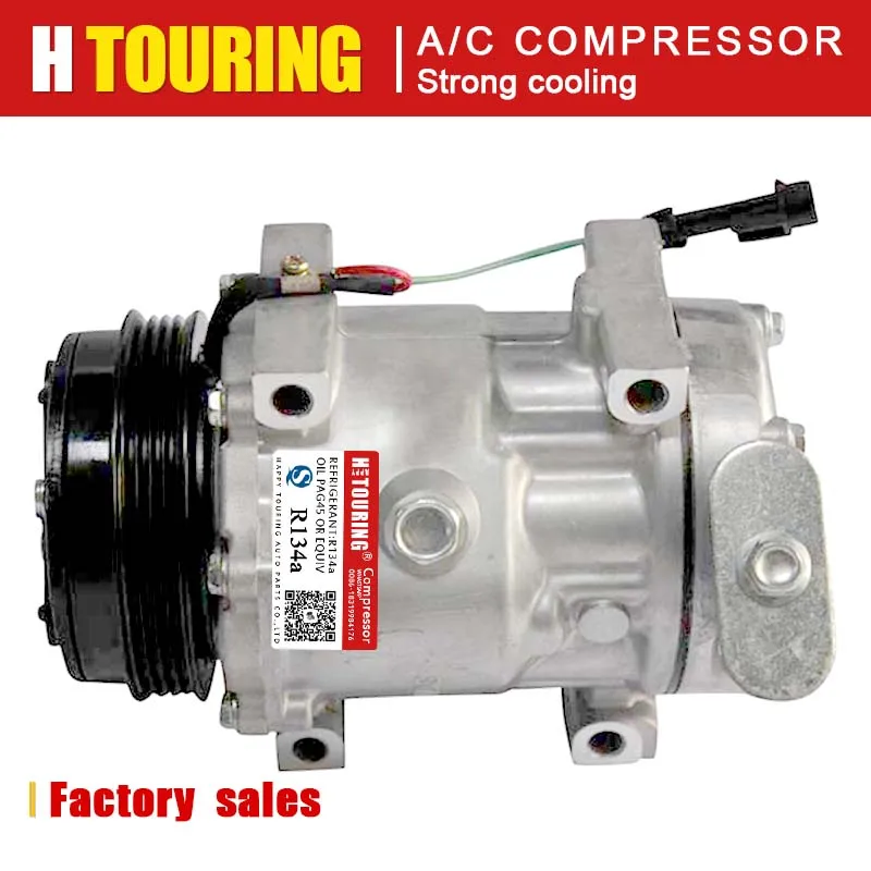 

Sanden SD7V16 ac Compressor for Fiat Ducato Bus Box 2.3 3.0 kasten Citroen IVECO DAILY 504384357 71721759 71724259 504005418