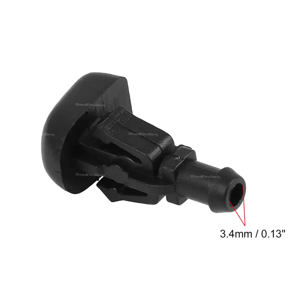 28931-7S000 2pcs Windshield Washer Spray Nozzle Jet For Nissan Titan Armada 2004 2005 2006 2007-2015 For Infiniti QX56 2004-2010