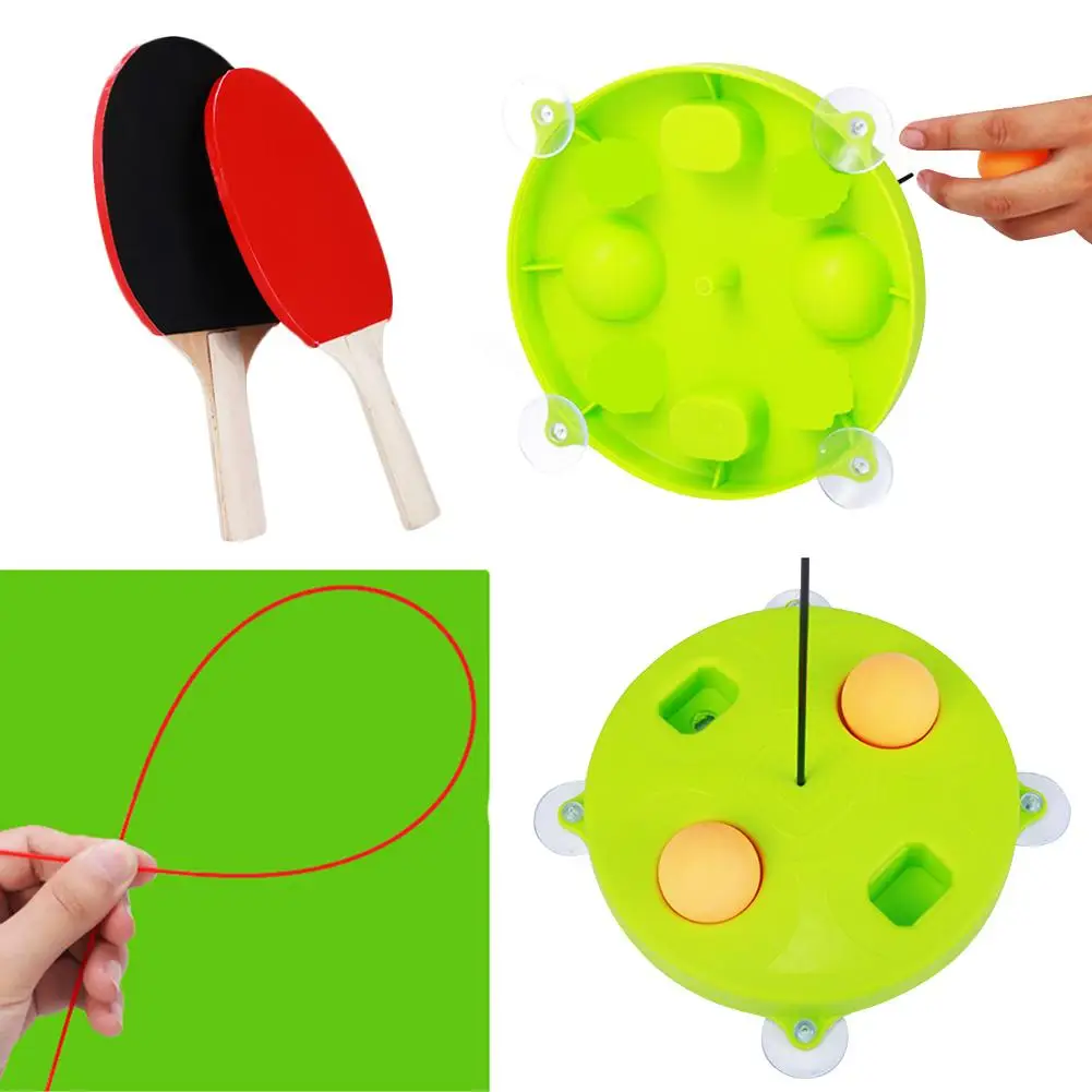 Table Tennis Training Device Table Tennis Racket Set Portable Parent-child Entertainment Fitness Training Home Eyesight Workout