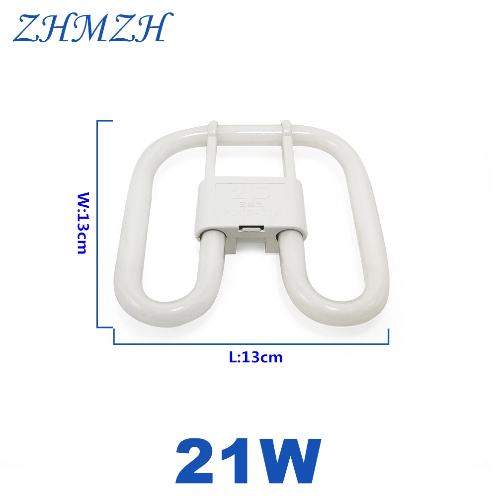 ZHMZH tubo a farfalla a quattro aghi lampada a risparmio energetico tricolore lampadina fluorescente 2D lampade a farfalla a quattro pin 10W 21W 38W