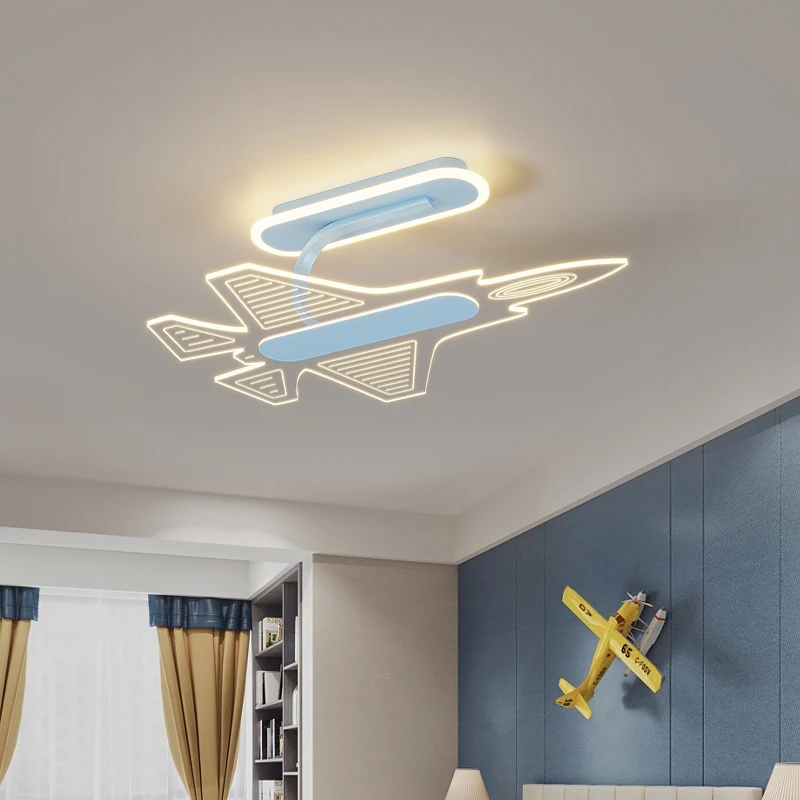 Modern pink chandelier LED  plane chandeliers For Children's Room Living Dining Room Indoor Decoration Design boys room light