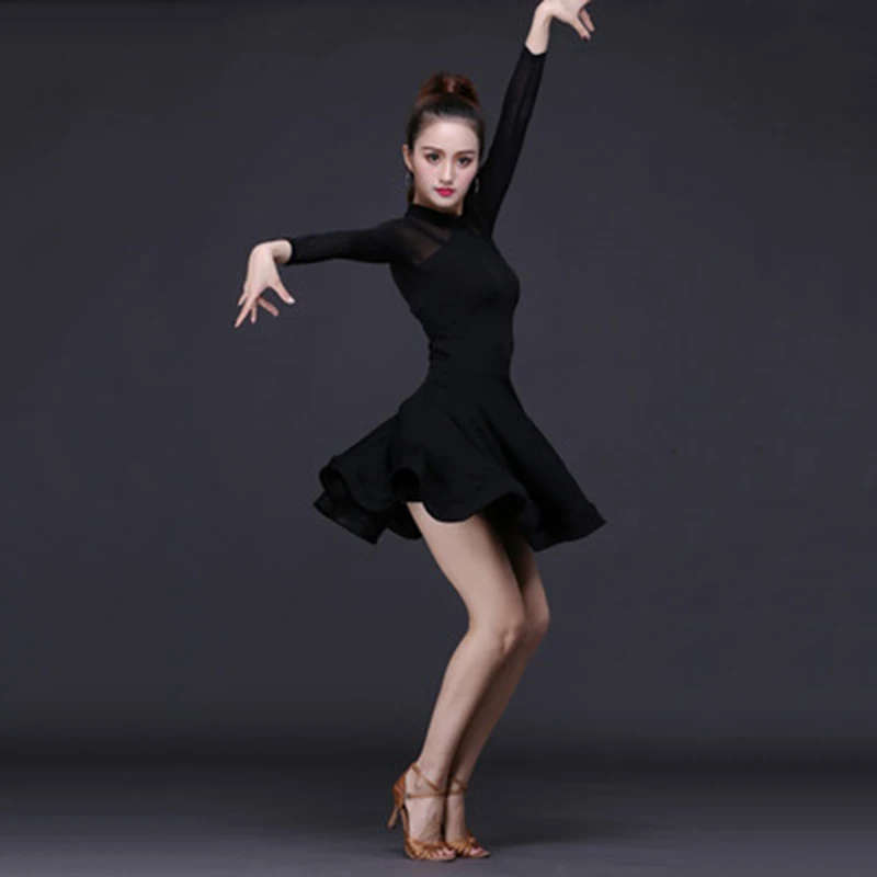 Latin Dance Skirt Woman Practice Dress 2024 Performance Latin Dance Dresses Ballroom Tango Latin Competition Dress For Women