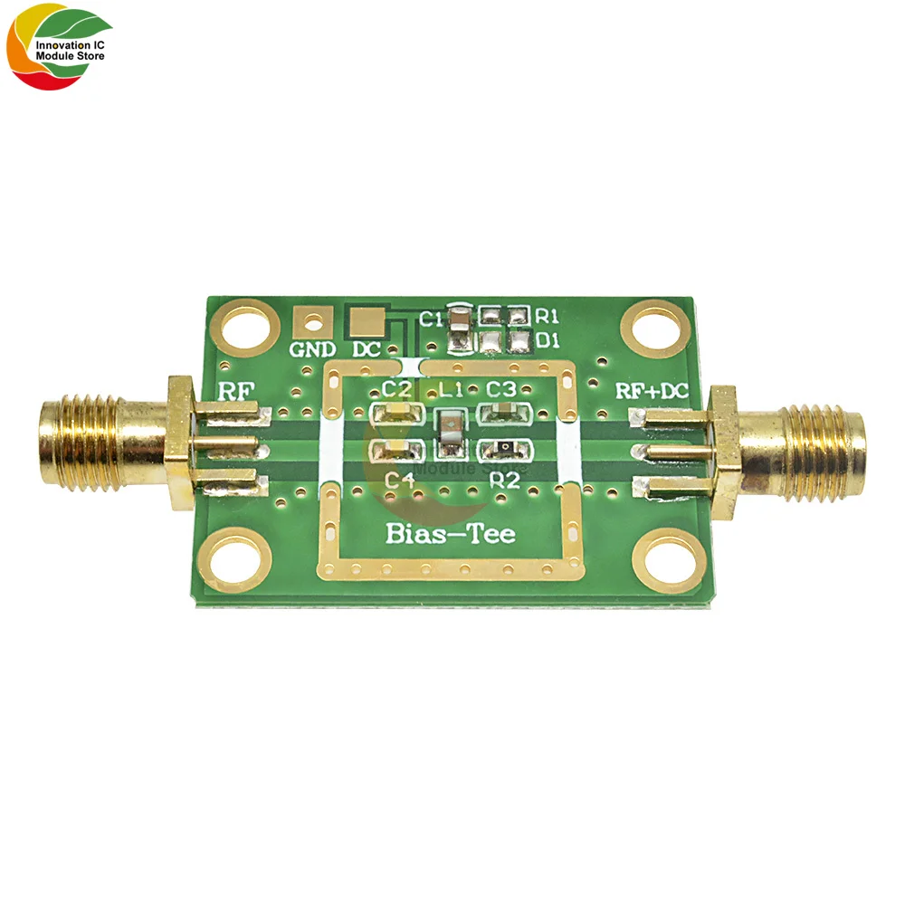 Bias Tee 10MHz-6GHz RF DC Blocker Low Noise Amplifier Broadband Frequency Amplifier Module for HAM Radio RTL SDR LNA Low Noise