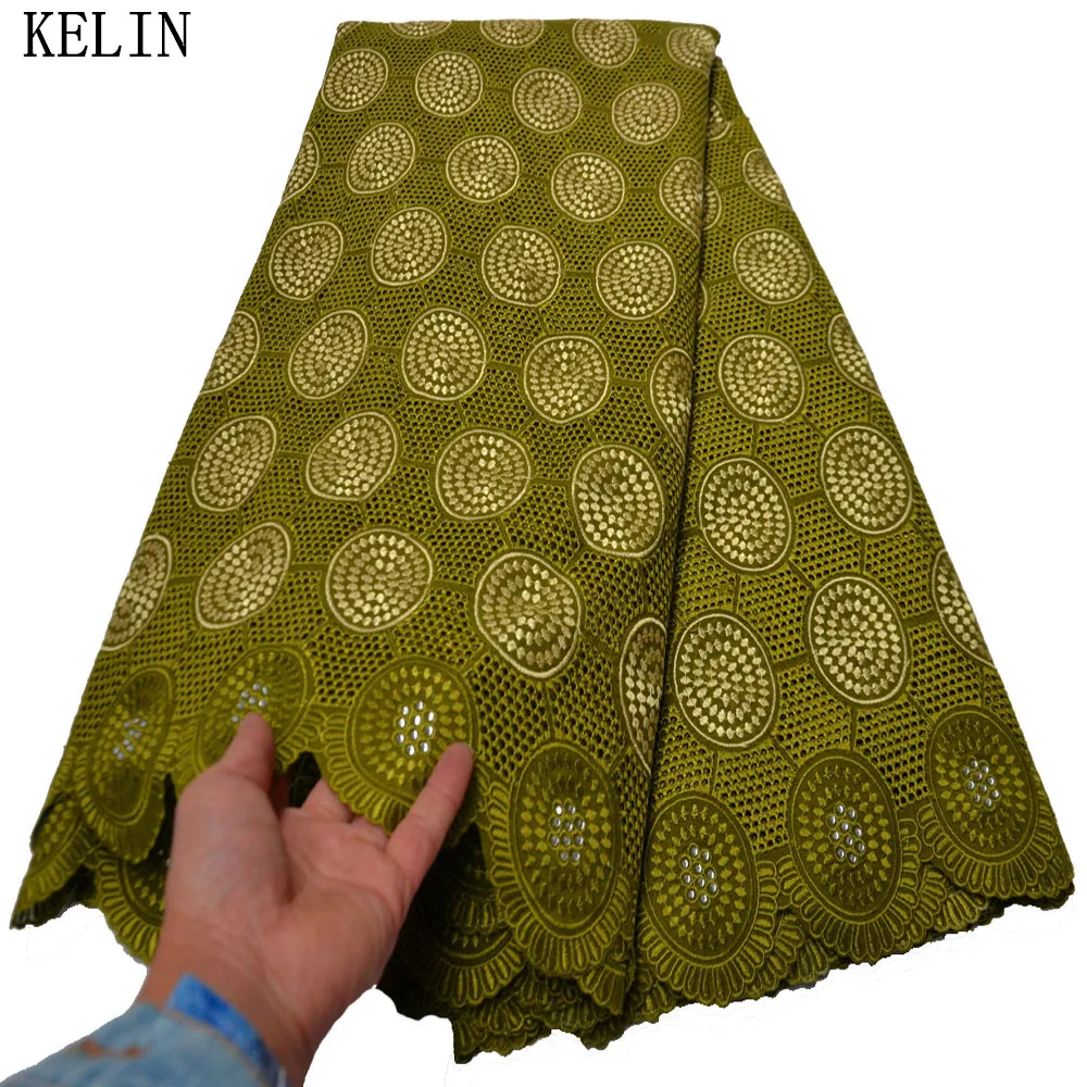 

African Swiss Voile Lace Material Embroidered hand cut holes High Quality 100% Cotton Dry Lace Fabric sewing party dress CLP-610