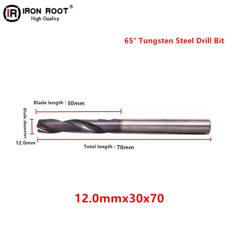 58° 10mmx60x100, CNC Metal lathe Cutting Tool Twist Drill Solid Turning Coated  Bit Carbide Dril