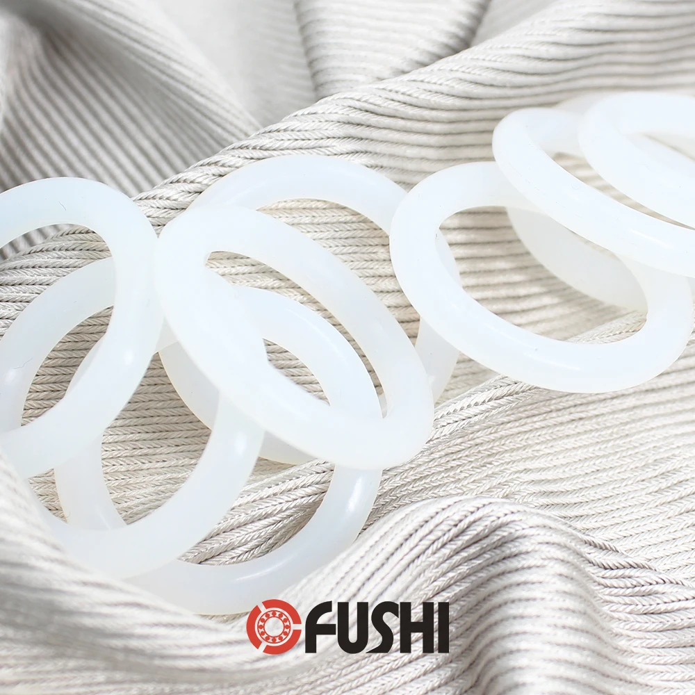 CS1mm Silicone O RING OD 21/22/23/24/25/26/27*1 mm 100PCS O-Ring VMQ Gasket seal Thickness 1mm ORing White Red Rubber