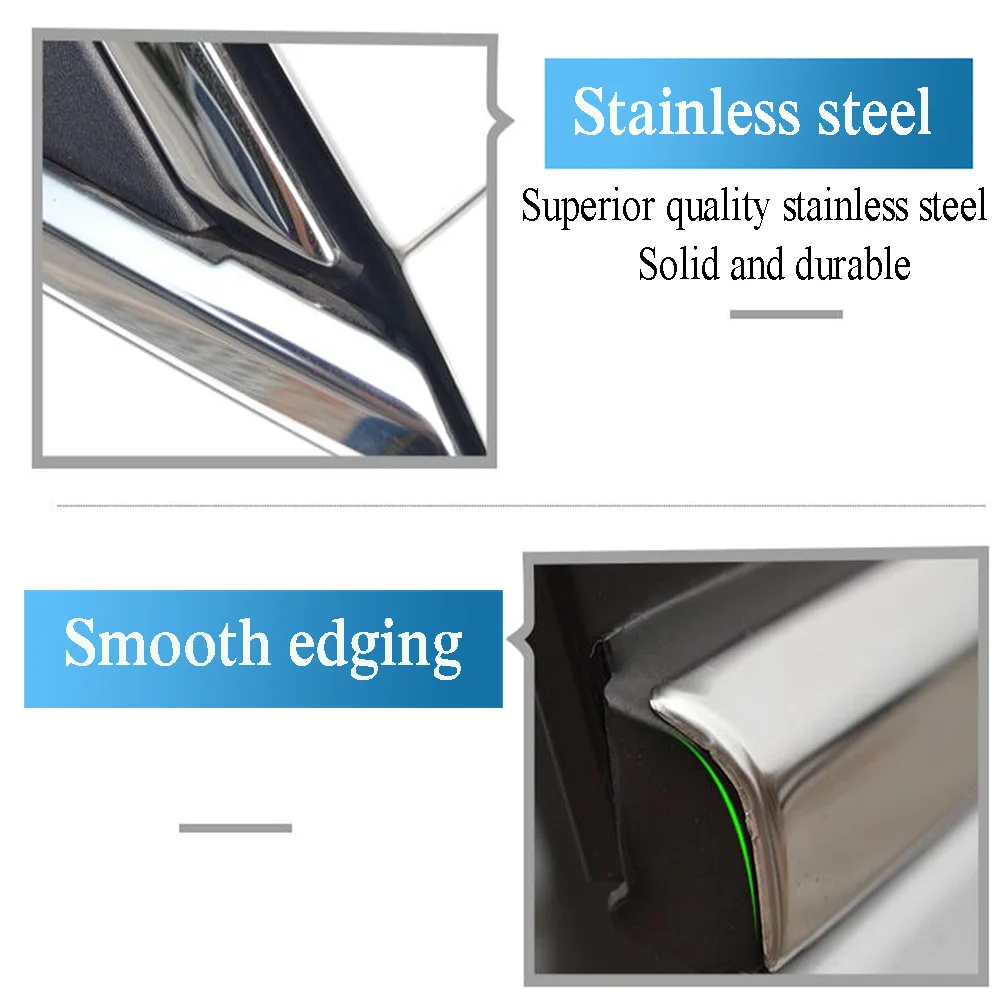 Car Styling Sticker Garnish Pillar Window Middle Strip Trim Frame Hoods For Hyundai Tucson 2015 2016 2017 2018 2019 2020 2021