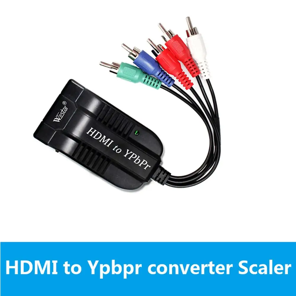 

HDMI to Scaler YPbPr Converter HDMI to Component Adapter Support 720/1080P for TV, PS3, Xbox, Fire Stick, Roku, DVD Players