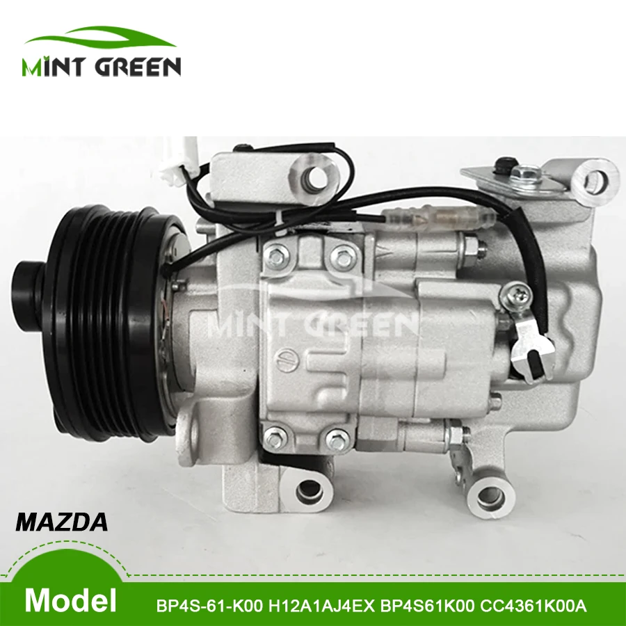 

For AC COMPRESSOR For MAZDA 3 04-08 MAZDA 5 06-09 BP4S-61-K00 H12A1AJ4EX BP4S61K00 CC4361K00A CC4361K00B CC2961450G H12AOBW4JZ