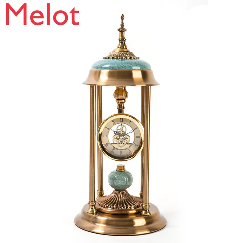 

Clock Decoration Living Room Nordic Home Decoration Clock Pendulum Clock Desktop Decoration Desktop Crystal Clock Decoration
