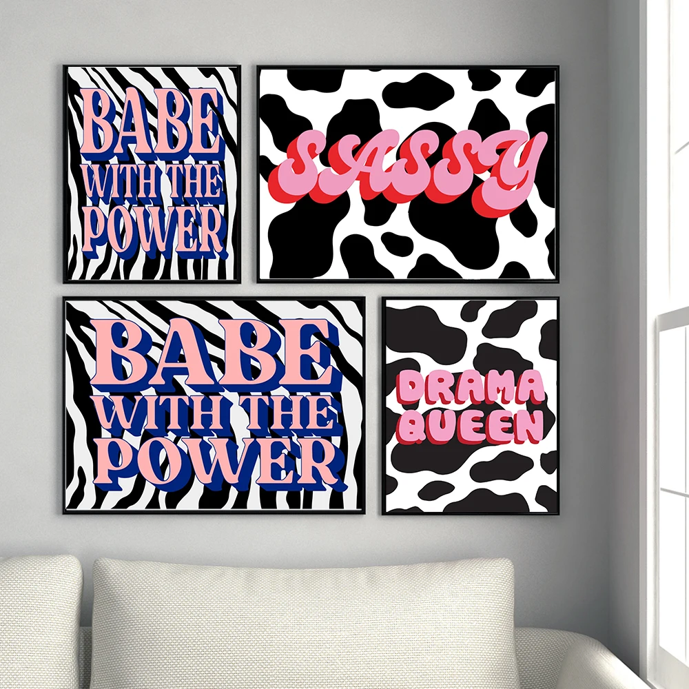 Colorful Pink Inspiring Quotes Poster You Are Magic Baby Quote Canvas Painting Nordic Wall Art Pictures Minimalist Home Decor