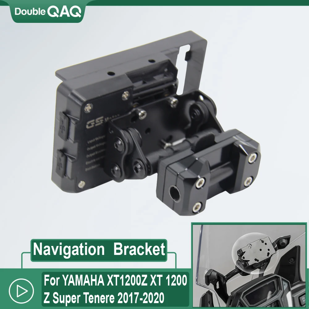 

Motorcycle GPS SMART PHONE Navigation GPS Plate Bracket Adapt Holder Kit For YAMAHA XT1200Z XT 1200 Z Super tenere 17-20