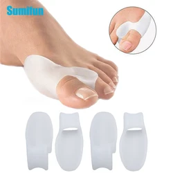 2/4pcs dita dei piedi in Silicone separatore borsite osso regolatore ectopia dita apparecchio esterno strumenti per la cura dei piedi correttore alluce valgo C147