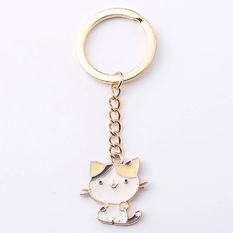 Key Chain Stainless Steel Dachshund Jewelry Dog Key Ring Women Girls Handbag Pendant Animal Jewelry Car Key Accessories