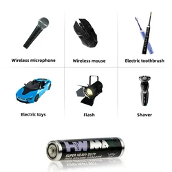 Pilas AA R6P zinc-carbon 1,5V – Para juguetes y calculadoras
