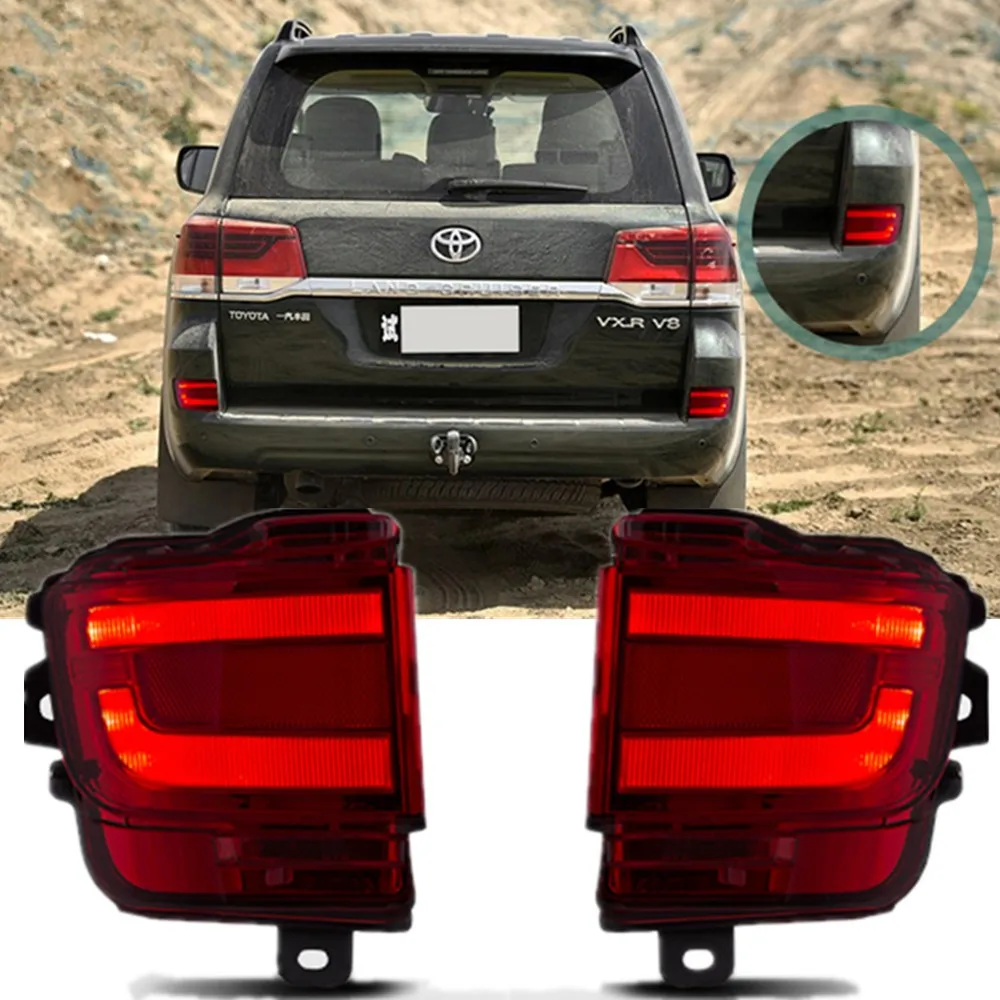 Car Accessories 12V Led Rear Bumper Light For Toyota Land Crusier 2016 2017 2018 2019 2020 2021 Led Tail Lights