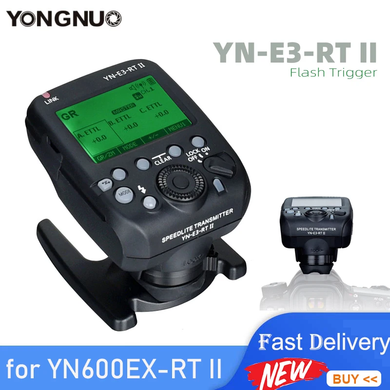 YONGNUO YN-E3-RT II Flash TTL Radio Trigger Speedlite Transmitter As ST-E3-RT for Canon 600EX-RT YONGNUO YN600EX-RT