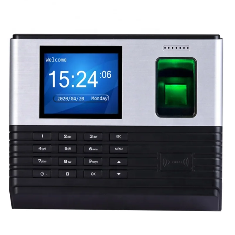 Realand A-L355  2.8 Inch TFT Screen 5000 Fingerprint Time Attendance Optional for WIFI and Battery Backup