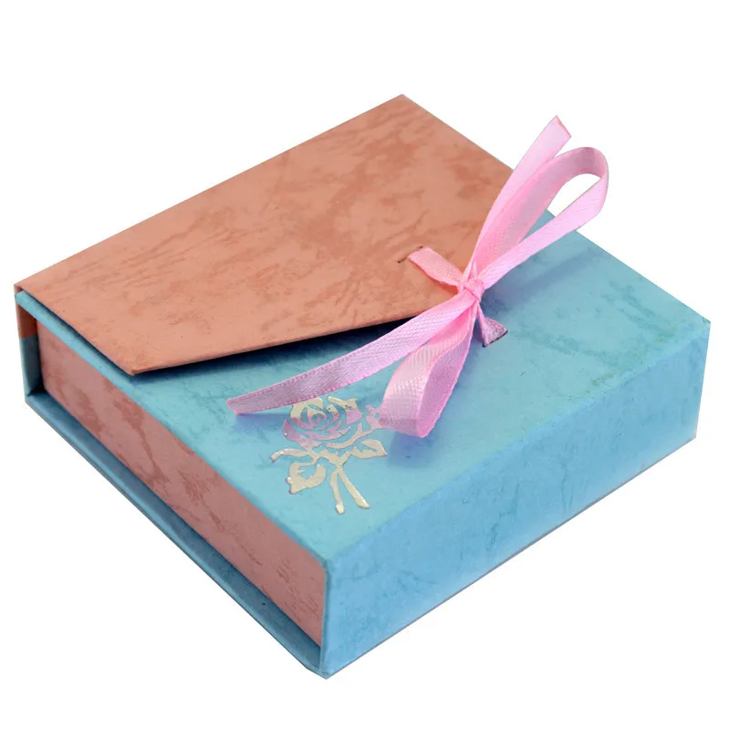 300Pcs Blue Bracelet Bangle Watch Gift Box Case 9x9.5x3cm,Candy Party Holiday New Year Christmas/Wedding Gift Box