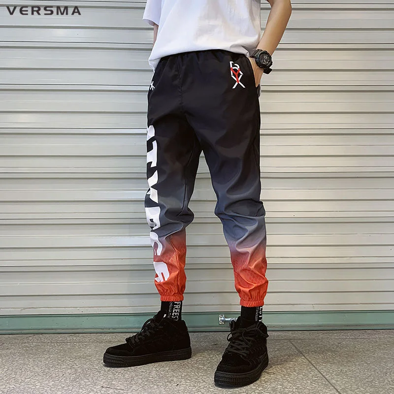 VERSMA Korean Hippie Gothic Pencil Sports Pants Female Male Hip Hop Streetwear Loose Jogger Pants Women Sweatpants Dropshipping