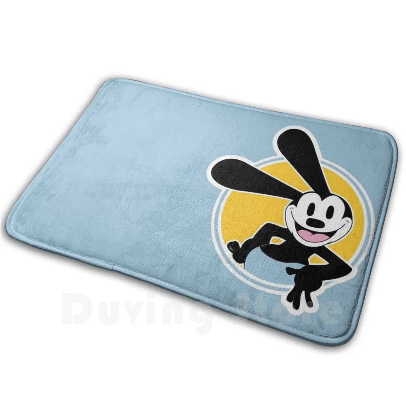 

Oswald , Happy Mat Rug Carpet Anti-Slip Floor Mats Bedroom Oswald Oswald Rabbit Lucky Rabbit Rabbit Bunny Animation Retro