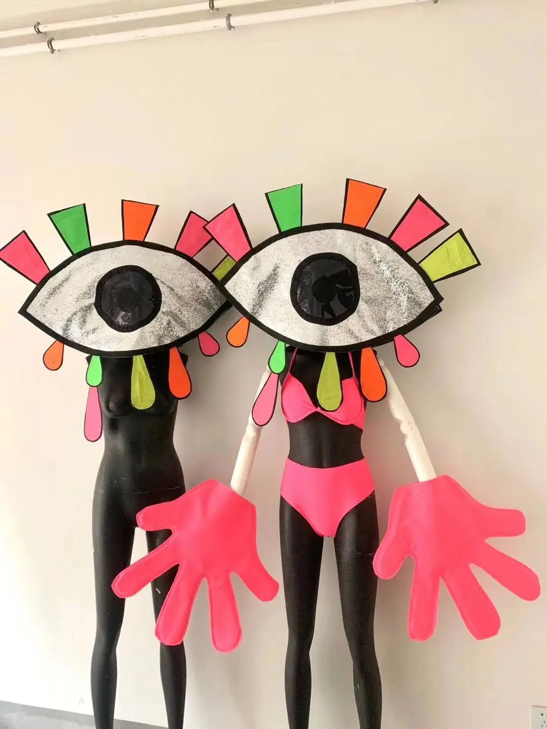 

Ночной клуб, вечерние сценические костюмы DJ DS Gogo Dancer, сексуальный костюм бикини, большие перчатки, женская одежда для джазовых танцев на пилоне, Rave Wear DWY5186