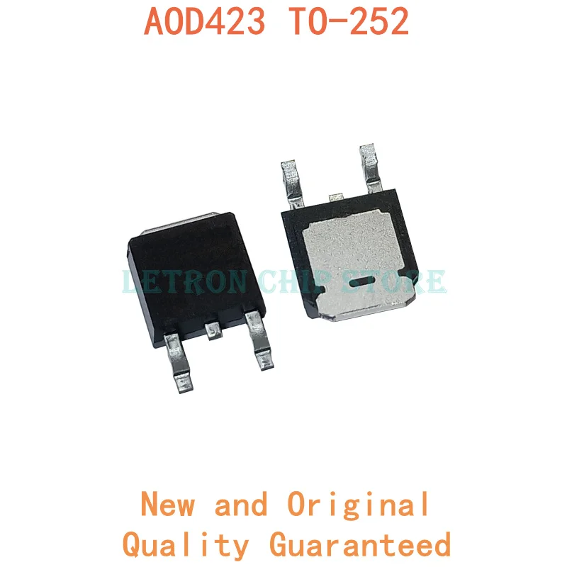 10pcs AOD423 TO-252 D423 TO252 MOSFET P-CH 30V 15A original and new IC