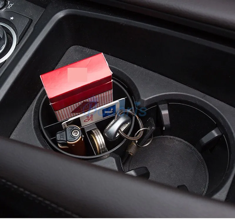 For Mazda CX-5 CX5 CX 5 2017 2018 2019 Interior Cup Holder Storage Box Console Container Holder Tray Car Organizer Accessories
