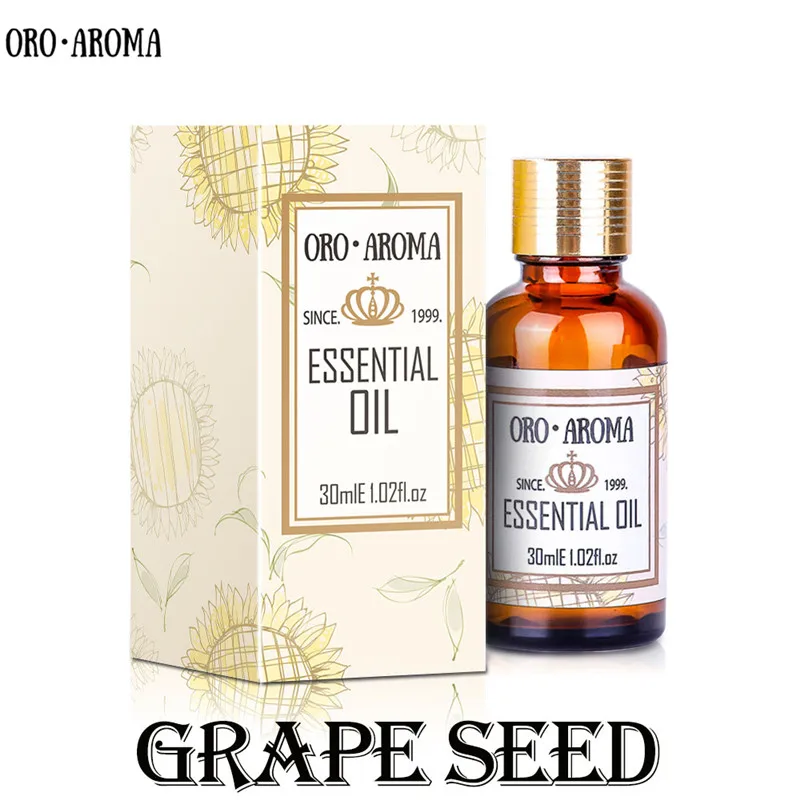 Oroaroma natural aromatherapy grape seed oil Dilute the stain antioxidant Reduce wrinkles anti aging