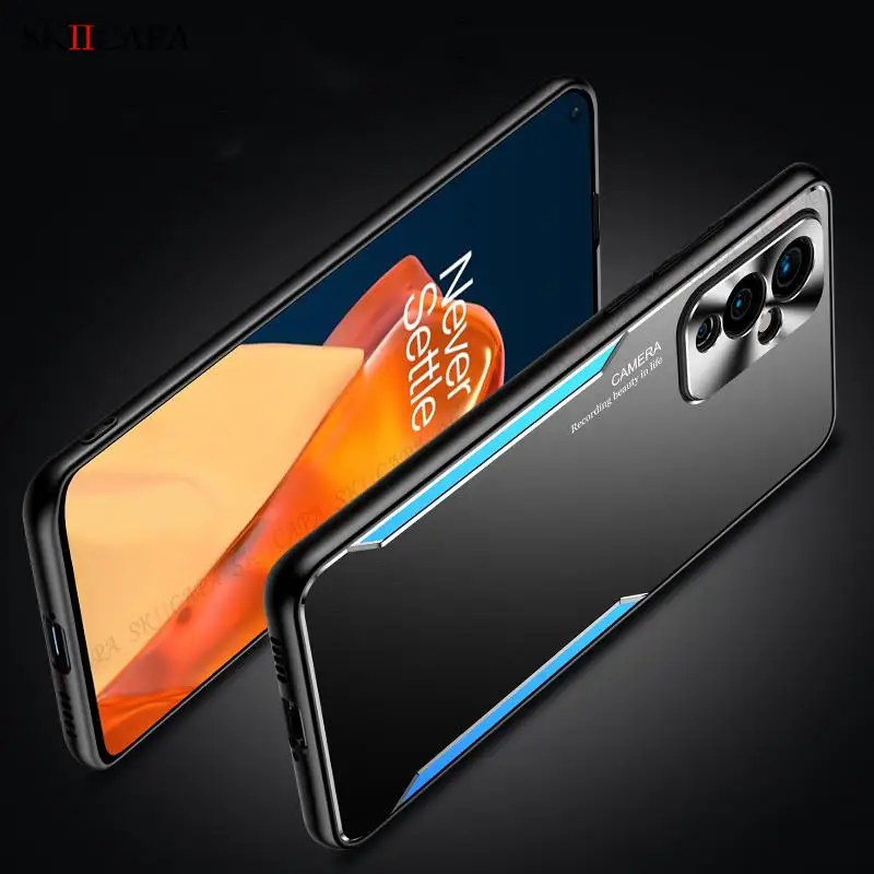 Shockproof Matte Aluminum Metal Phone Case For Oneplus 9 Pro 9R Hard Protective Cover For One Plus LE2121 LE2125 LE2123 LE2101