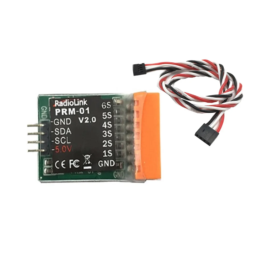 RadioLink AT10 II 2.4Ghz 12CH RC Transmitter with R12DS Receiver PRM-01 Voltage Return Module Battery for RC Quadcopter