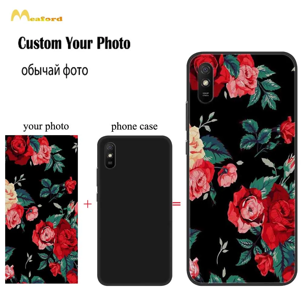 Custodie fotografiche personalizzate per Xiaomi Redmi 9A 9AT Redmi 9C NFC 9i 9T 9 8A 8 7A 7 A1 Plus Cover per telefono fai da te immagine immagine