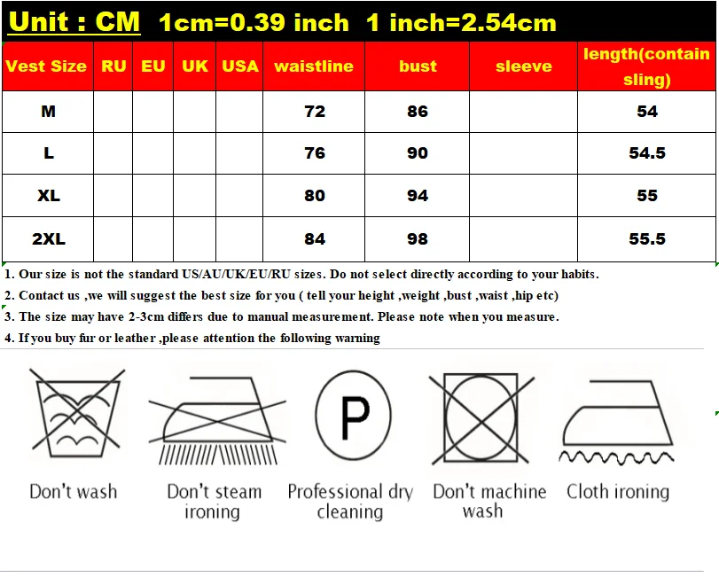 2022 Spring New Leather Jacket, Leather And Sheepskin V-Neck Vest, Sleeveless Suspenders E7