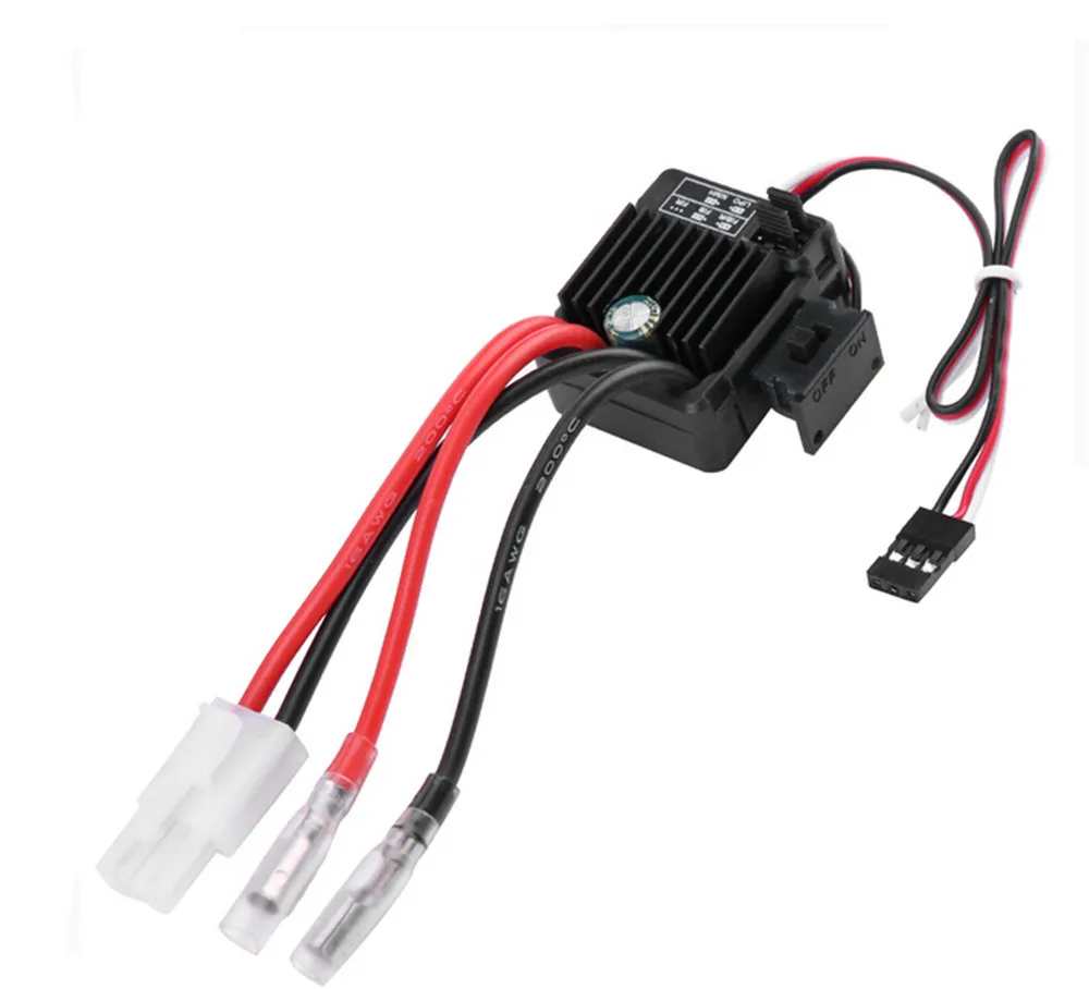 1060 60A ESC Brushed Electronic Speed Controller For 1/10 RC Tamiya Redcat Traxxas RC Car Truck 540 550 Motor