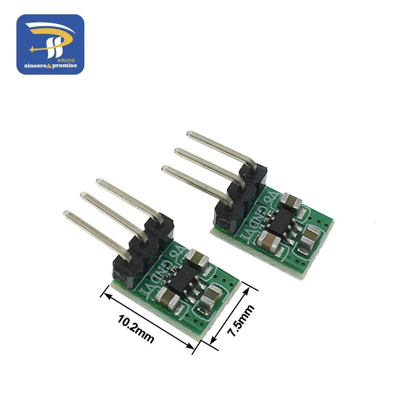 Mini 2 em 1 DC DC Step-Down & Step-Up Converter 1.8V-5V para 3.3V Potência para Arduino Wifi Bluetooth ESP8266 HC-05 CE1101 Módulo LED