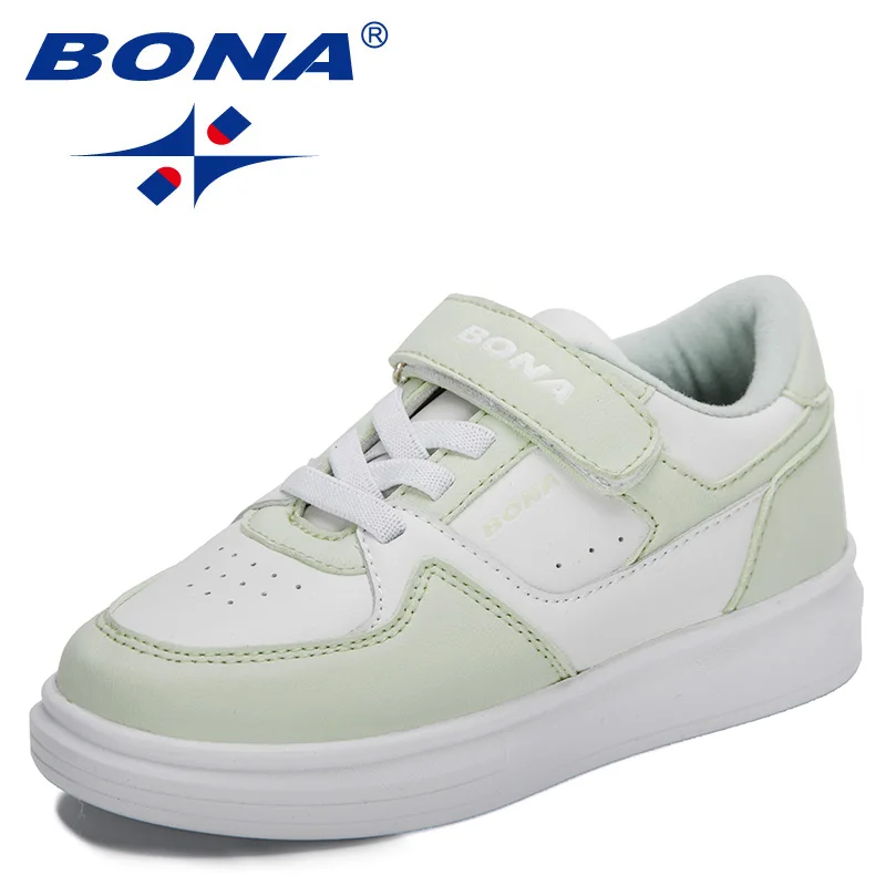 BONA 2022 nuovi designer Sneakers popolari piattaforma per bambini scarpe da passeggio moda per bambini calzature traspiranti leggere Casual