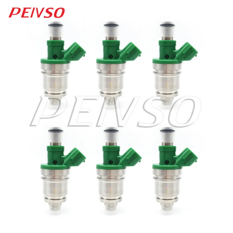 

PEIVSO 6pcs 15710-67D00 JS4J-5 FJ346R Fuel Injector For SUZUKI&CHEVROLET GRAND VITARA / VITARA / TRACKER 2.5L V6 JS28-7