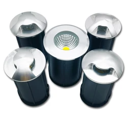 Iluminación Exterior IP67 DC12/24V, 3W, 5W, para jardín, patio, escaleras, suelo, lámparas empotradas, foco subterráneo, 220V