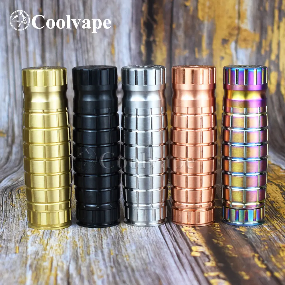 Coolvape-Apocalypse Arferron Happarmaggedon Grenade HappMechanical 18650 Battery Mod Vaporizer, Fit Apocalypse Rda