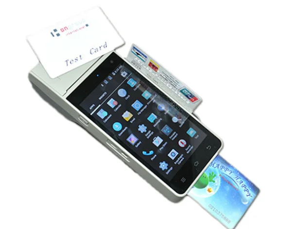 4G English version POS handheld payment terminal Contact IC+NFC+MSR printing Smart POS terminal