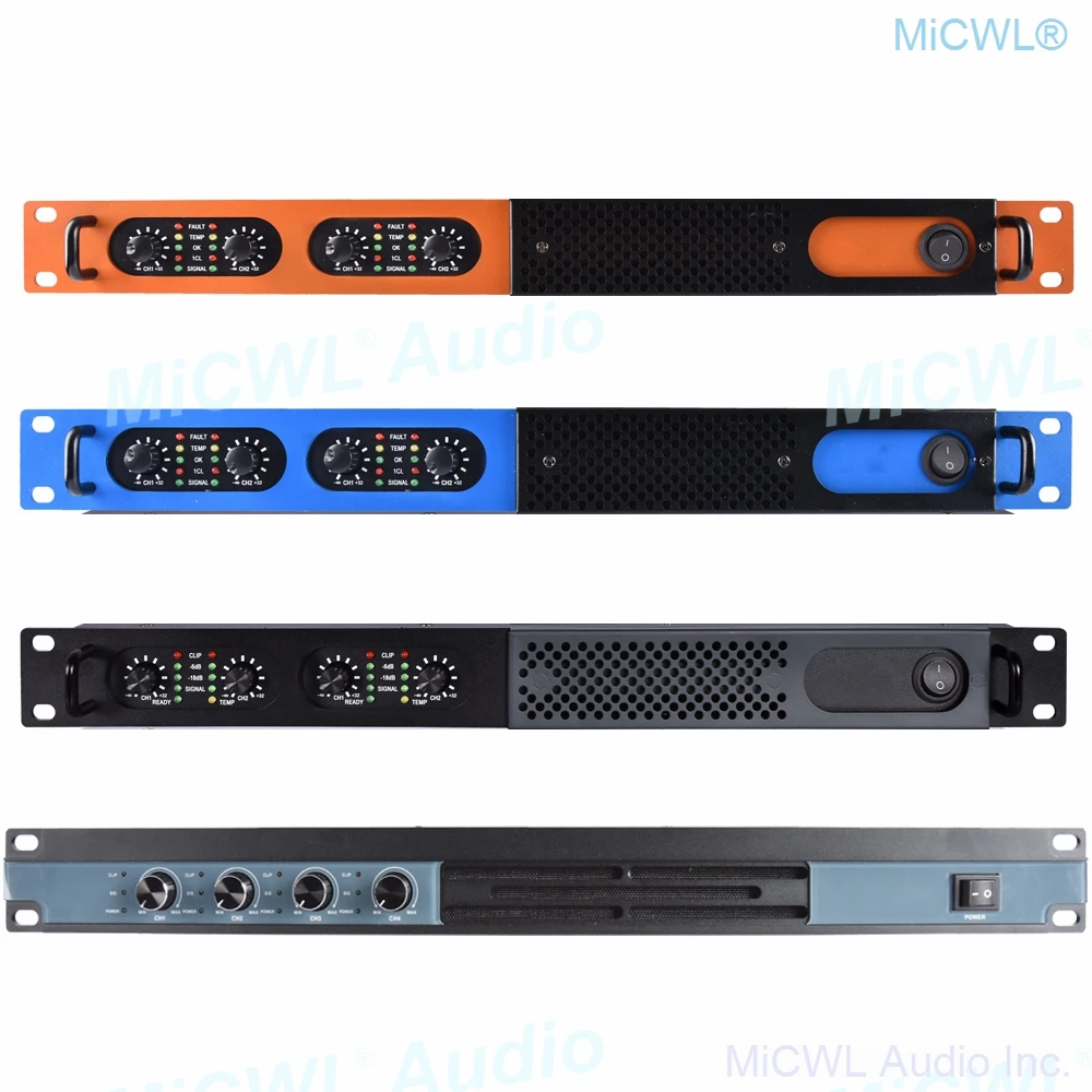 

5200W Digital Power Amplifier Stage Audio Speaker AMP Amplifier 2 / 4 Channel 2800 watt MiCWL Q6400