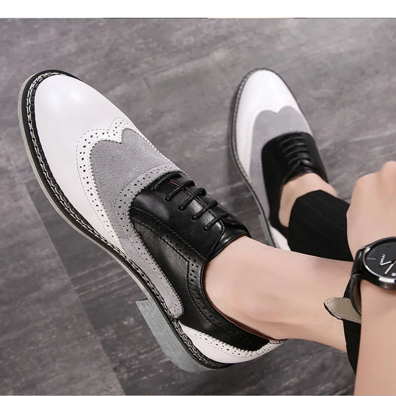 Dress Shoes Men  Leather Shoes Men Italian Brand Office Party Brogues Men Shoes Formal Zapatos Hombre Vestir Herren Schuhe