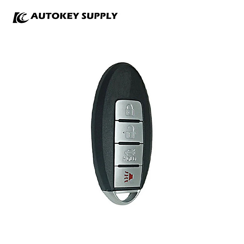 

For Nissan Smart Card 3+1 Buttons Remote Key Shell With Emergency Key Without Logo (Without Slots) Autokeysupply AKNIS251