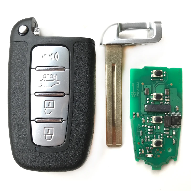 4BT Smart key Per Hyundai I30 IX35 Sonata Genesis Veloster Equus 2009 2010 2011 2012 2013 2014 2015 chiave A Distanza ID46 Chip di 433MHz