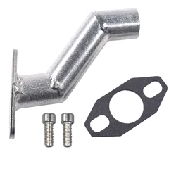 Guarnizione collettore di aspirazione offset corto argento 32-40mm per bicicletta motorizzata normale 49cc 50cc 60cc 66cc 80cc