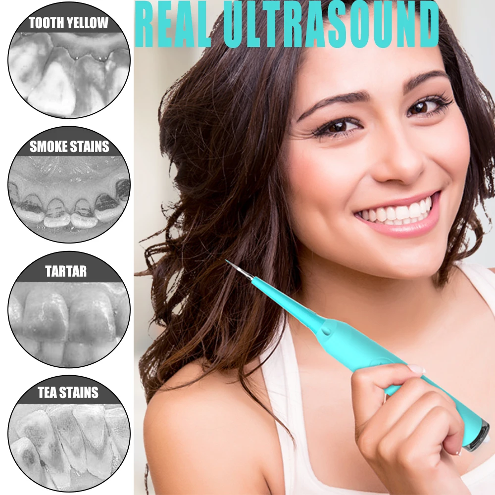 Irrigatore orale sonico elettrico Scaler dentale calcolo del dente rimozione del tartaro gengive sane dentista impermeabile sbiancamento dei denti detergente