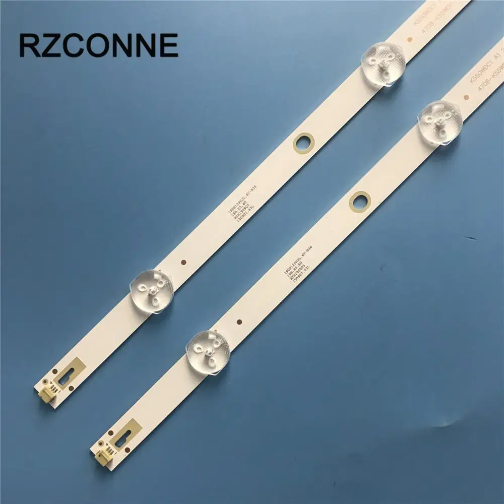 Tira de luces LED de retroiluminación, accesorio para televisor de 55 ", K550WDC1 A1 4708-K55WDC-A2113N01 A1113N01 55U5080 55PUT6002 55PUF6092 K550WDC2, 5 lámparas
