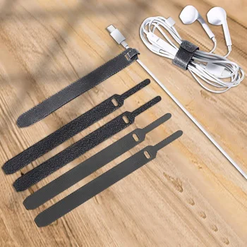 이어폰 헤드폰용 케이블 정리 와이어 와인더 홀더, 마우스 코드 Aux USB 케이블 관리 와이어 타이 케이블 보호기 20 개